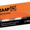IPTVONE.US - ZAAPTV 1 YEAR RENEWAL VOUCHER - ARABIC